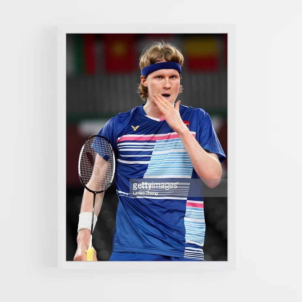 Poster Le Point de Frustration – affiche Badminton (vue 3)